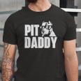 Pit Daddy Pitbull Dog Lover Pibble Pittie Pit Bull Terrier Jersey T-Shirt