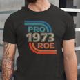Pro Roe 1973 Roe Vs Wade Pro Choice Rights Retro Jersey T-Shirt