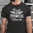 Proud Us Air Force Uncle Wings Pride Military Jersey T-Shirt