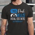 Real Estate Agent Dad Realtor Raglan Baseball Jersey T-Shirt