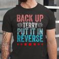 Retro Back Up Terry Put It In Reverse 4Th Of July Fireworks Jersey T-Shirt