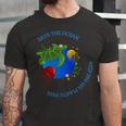 Save The Ocean Keep The Sea Plastic Free Unisex Jersey Short Sleeve Crewneck Tshirt