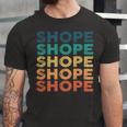 Shope Name Shirt Shope Family Name Unisex Jersey Short Sleeve Crewneck Tshirt