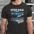 Step-Dad Of The Birthday Boy Monster Truck Birthday Jersey T-Shirt