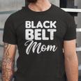 Taekwondo Mom Black Belt Mother Jersey T-Shirt