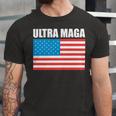 Ultra Maga Us Flag V2 Unisex Jersey Short Sleeve Crewneck Tshirt