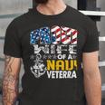 Veteran Veterans Day Proud Wife Of A Navy Veteran Vintage Veterans Day 105 Navy Soldier Army Military Unisex Jersey Short Sleeve Crewneck Tshirt