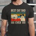 Vintage Best Cat Dad Ever Bump Fit Classic Jersey T-Shirt