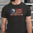 Vintage Best Pappy By Par American Flag Golf Golfer Jersey T-Shirt