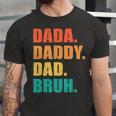 Vintage Retro Fathers Day Outfit Dada Daddy Dad Bruh 8 Shirt Unisex Jersey Short Sleeve Crewneck Tshirt