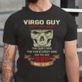 Virgo Guy I Have 3 Sides Virgo Guy Birthday Unisex Jersey Short Sleeve Crewneck Tshirt