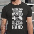 Weekend Forecast Camping With A Chance Active 24 Shirt Unisex Jersey Short Sleeve Crewneck Tshirt