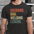 Welder Husband Dad Welding Legend Vintage Jersey T-Shirt