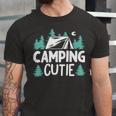 Women Girls Kids Camping Cutie Camp Gear Tent Apparel LadiesShirt Unisex Jersey Short Sleeve Crewneck Tshirt