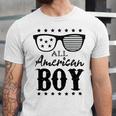 All American Boy 4Th Of July Boys Kids Sunglasses Family Unisex Jersey Short Sleeve Crewneck Tshirt