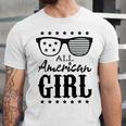 All American Girl 4Th Of July Family Matching Sunglasses Unisex Jersey Short Sleeve Crewneck Tshirt