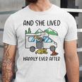 And She Lived Happily Ever After Unisex Jersey Short Sleeve Crewneck Tshirt