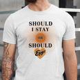 Best Seller Should I Stay Or Should Eggo Merchandise Unisex Jersey Short Sleeve Crewneck Tshirt