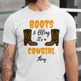 Boots Bling Its A Cowgirl Thing Unisex Jersey Short Sleeve Crewneck Tshirt