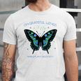 Butterfly On Grateful Wings I Fly Transplant Recipient Jersey T-Shirt