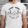 Camp More Worry Less Camping Lovers Unisex Jersey Short Sleeve Crewneck Tshirt