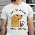 Copy Of Justagirlwholovesgoldenretrievers Unisex Jersey Short Sleeve Crewneck Tshirt