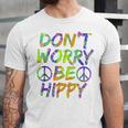 Donut Worry Be Happy Unisex Jersey Short Sleeve Crewneck Tshirt