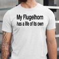 Flugelhorn Lightweight Sweatshirt V2 Unisex Jersey Short Sleeve Crewneck Tshirt