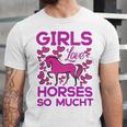 Girls Love Hhoresed So Much Unisex Jersey Short Sleeve Crewneck Tshirt