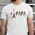 Guitar Papa Unisex Jersey Short Sleeve Crewneck Tshirt