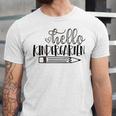 Hello Kindergarten V2 Unisex Jersey Short Sleeve Crewneck Tshirt