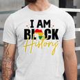 I Am Black History V2 Unisex Jersey Short Sleeve Crewneck Tshirt