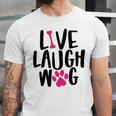 Live Laugh Bark 9 Trending Shirt Unisex Jersey Short Sleeve Crewneck Tshirt