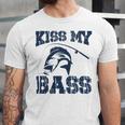 Love Fishing Kiss My Bass Unisex Jersey Short Sleeve Crewneck Tshirt