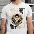 Make Art Not War Symbol Unisex Jersey Short Sleeve Crewneck Tshirt