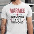 Marmee Grandma Gift Marmee The Woman The Myth The Legend Unisex Jersey Short Sleeve Crewneck Tshirt