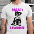 Miniature Schnauzer At Home Nans Favourite Multi Tasking Dog Unisex Jersey Short Sleeve Crewneck Tshirt