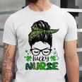 One Lucky Nurse St Patricks Day For Women Funny Nurse Unisex Jersey Short Sleeve Crewneck Tshirt