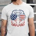 Patriotic Eagle 4Th Of July Usa American Flagraglan Baseball Jersey T-Shirt