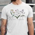 Plant Flower Wildflower Gardening Lover Jersey T-Shirt
