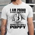 Poppy Grandpa Gift Nothing Beats Being A Poppy Unisex Jersey Short Sleeve Crewneck Tshirt