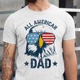 Retro All American Dad 4Th Of July Daddy Eagle Usa Unisex Jersey Short Sleeve Crewneck Tshirt