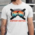 School Is Important But Skiing Is Importanter Unisex Jersey Short Sleeve Crewneck Tshirt