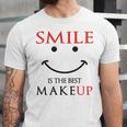 Smile Is The Best Makeup Unisex Jersey Short Sleeve Crewneck Tshirt