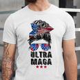 Ultra Mega Messy Bun 2022 Proud Ultra-Maga We The People Jersey T-Shirt