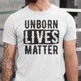 Unborn Lives Matter Unisex Jersey Short Sleeve Crewneck Tshirt