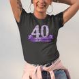 40Th Birthday Party Squad I Purple Group Photo Decor Outfit Jersey T-Shirt