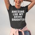 Awesome Like My Granddaughter Grandparents Cool Jersey T-Shirt