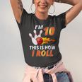 Bowling Birthday 10 Years Old Boy Tee Bowler Girl Kids Jersey T-Shirt