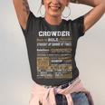 Crowder Name Gift Crowder Born To Rule Unisex Jersey Short Sleeve Crewneck Tshirt